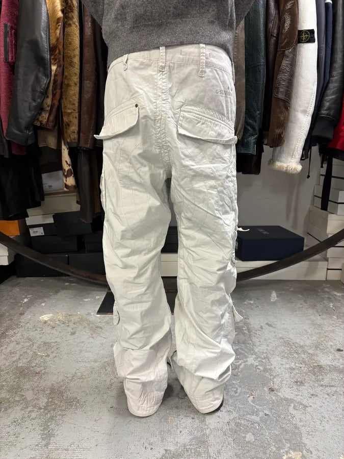 2000s G-Star Zip Cargo Beige Pants lbfWxNc 3