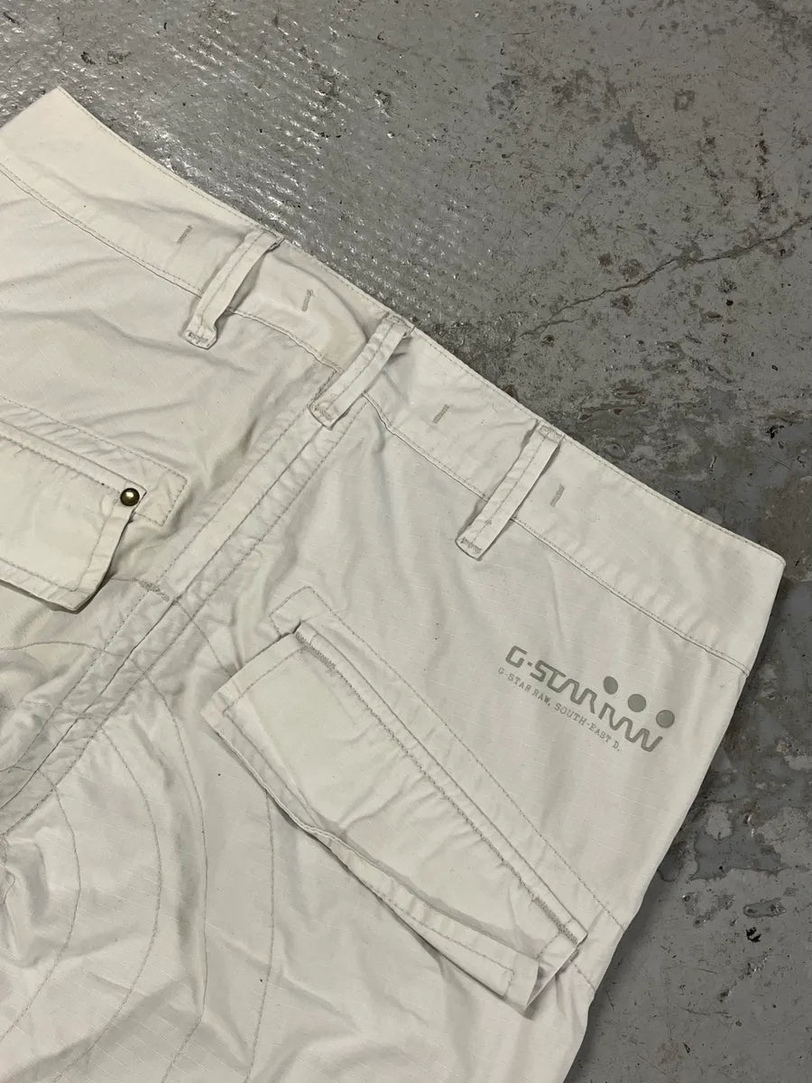 2000s G-Star Zip Cargo Beige Pants lbfWxNc 7