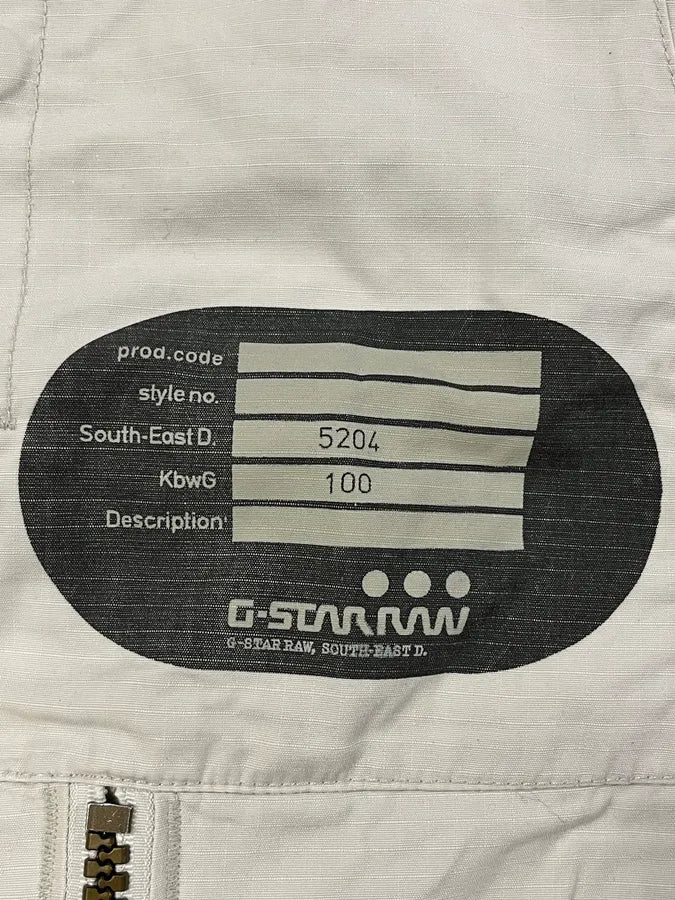 2000s G-Star Zip Cargo Beige Pants lbfWxNc 8