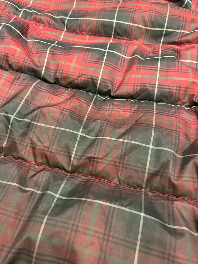 2000s Galliano Checkered Red & Dark Puffer Jacket (M) GPasDZW 9