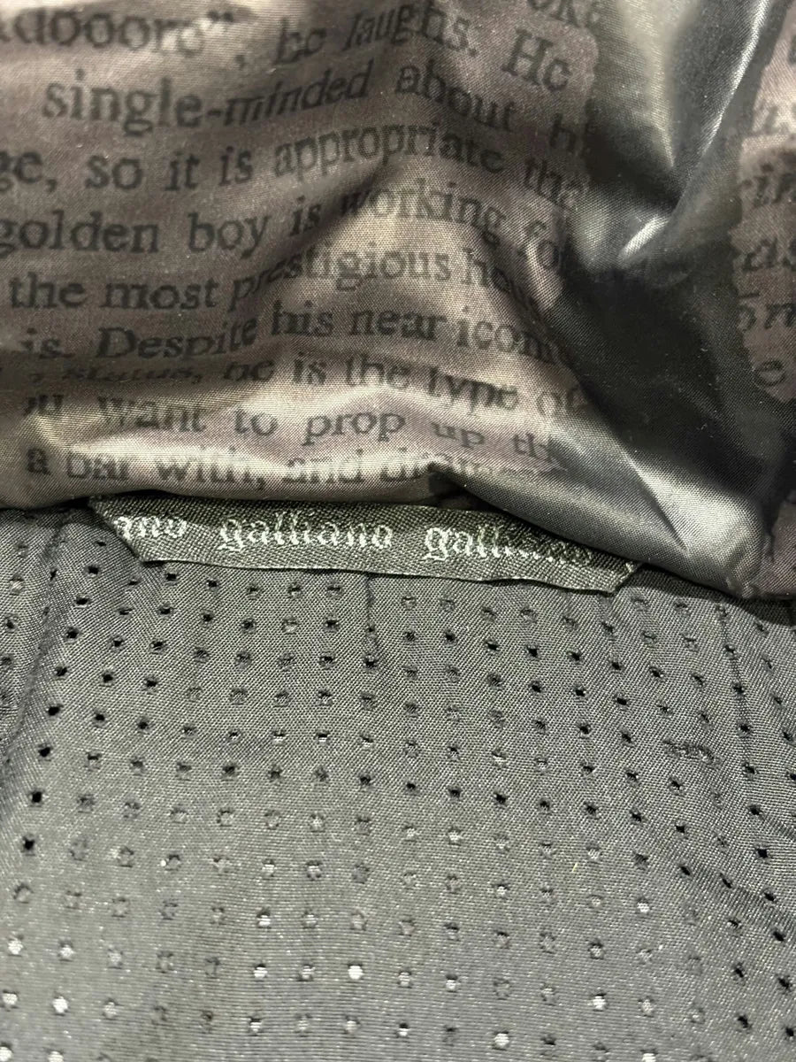 2000s Galliano Dark Brown Magazine Puffer Sleeveless Jacket YyuETUC 8