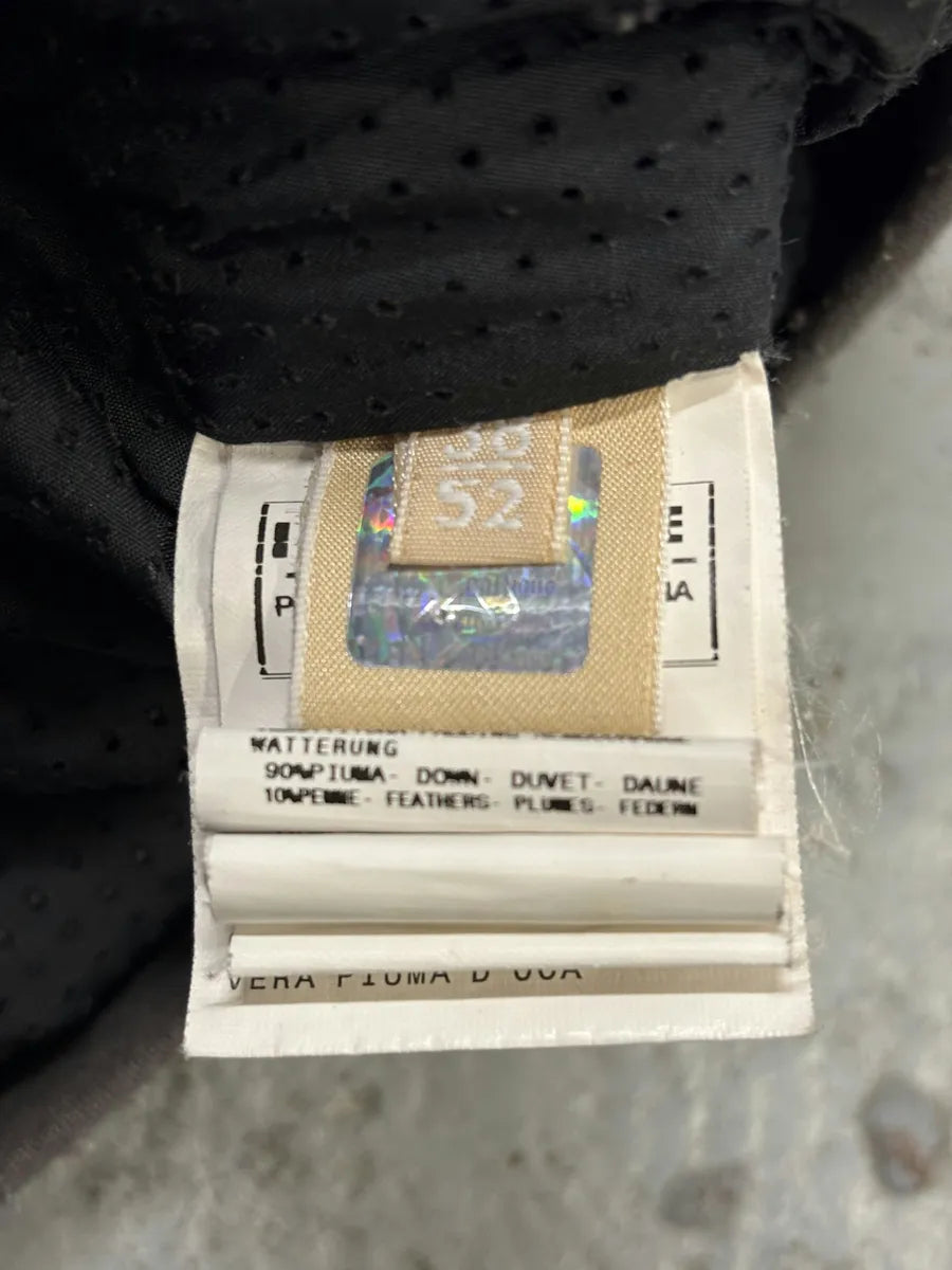 2000s Galliano Dark Brown Magazine Puffer Sleeveless Jacket YyuETUC 9