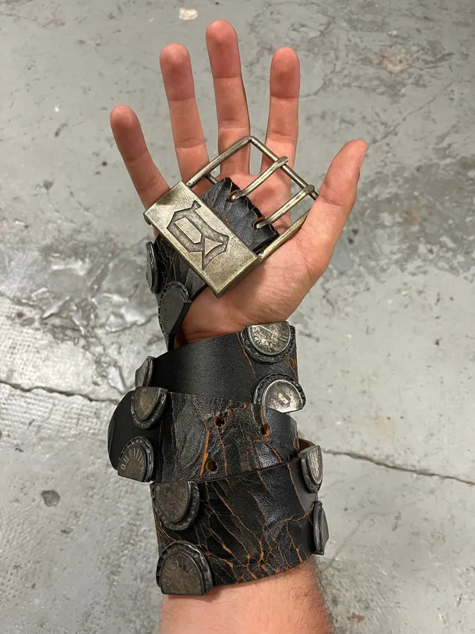 2000s Galliano Propaganda Money Black Belt (OS) slJezYf 0