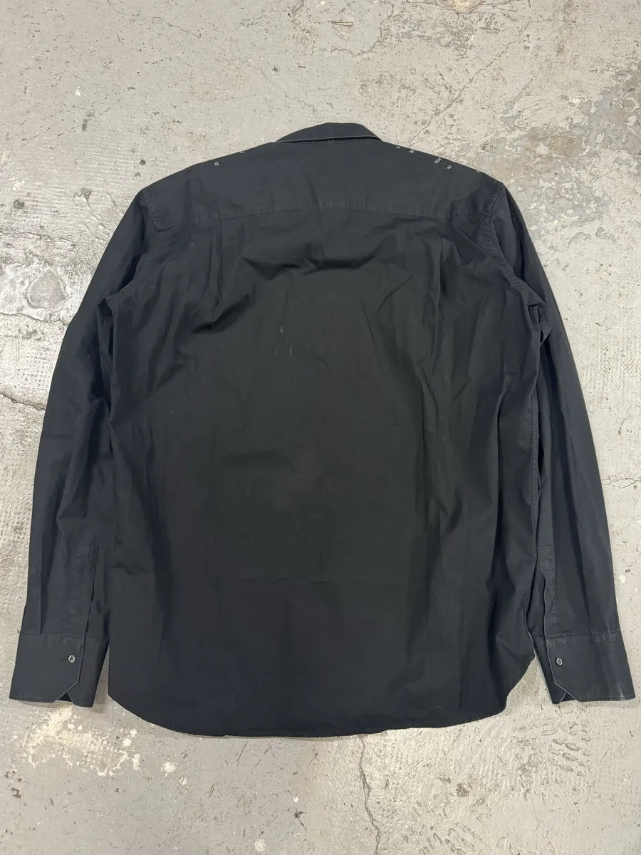 2000s Gianfranco Ferré Archive Chain Black Shirt (L/XL) VJZZMmz 1