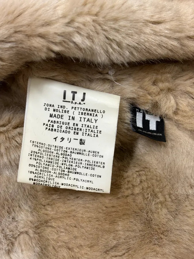 2000s Gianfranco Ferré Beige Fur Lining Bomber Jacket qnbxukN 9