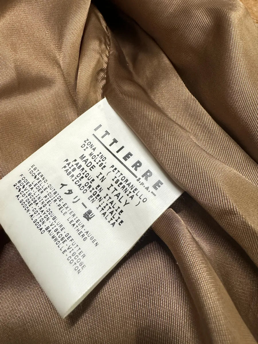 2000s Gianfranco Ferré Beige Goat Fur Leather Jacket mCHWidH 8