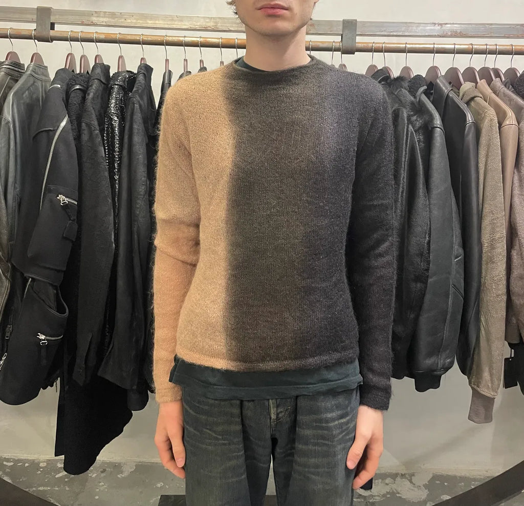 2000s Gianfranco Ferré Black Bronze Gradient Wool Turtleneck pSrFXfc 1