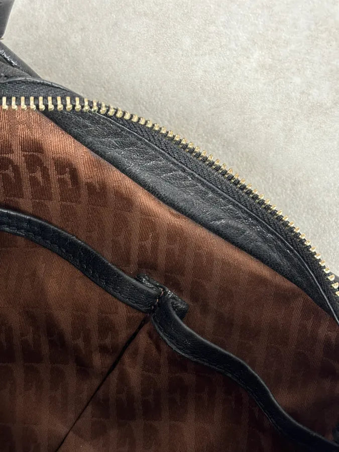 2000s Gianfranco Ferré Black Handle Leather Bag WMwfzgT 11