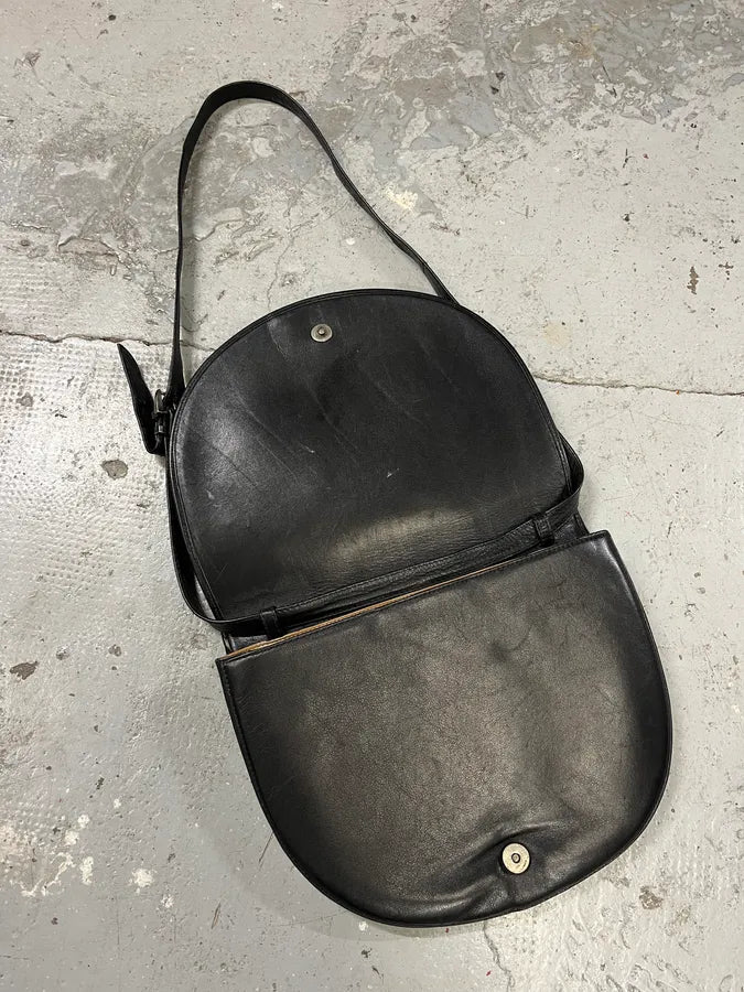 2000s Gianfranco Ferré Black Leather Crocodile Embossed Bag gNJHuhT 7