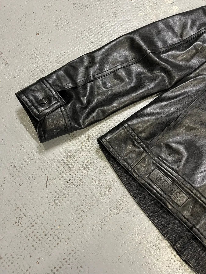 2000s Gianfranco Ferré Black Leather Jacket QbqcZkA 7