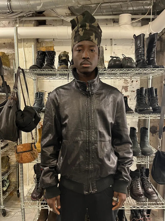 2000s Gianfranco Ferré Black Leather Jacket qFtaDVf 2