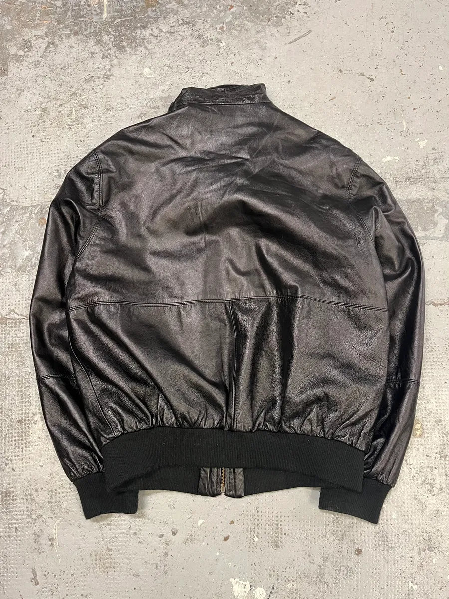 2000s Gianfranco Ferré Black Leather Jacket qFtaDVf 6