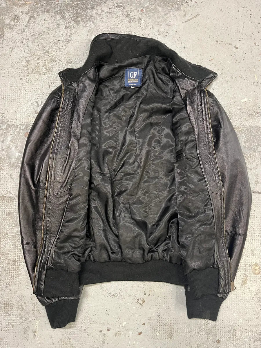 2000s Gianfranco Ferré Black Leather Jacket qFtaDVf 7