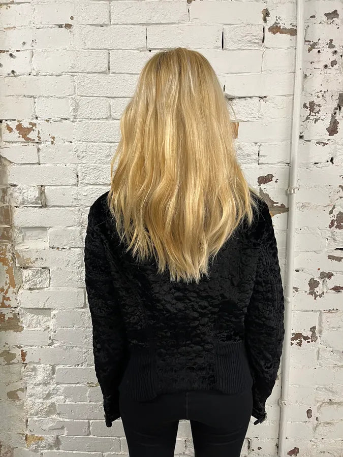 2000s Gianfranco Ferré Black Textured Hybrid Black Jacket qfZweLI 2