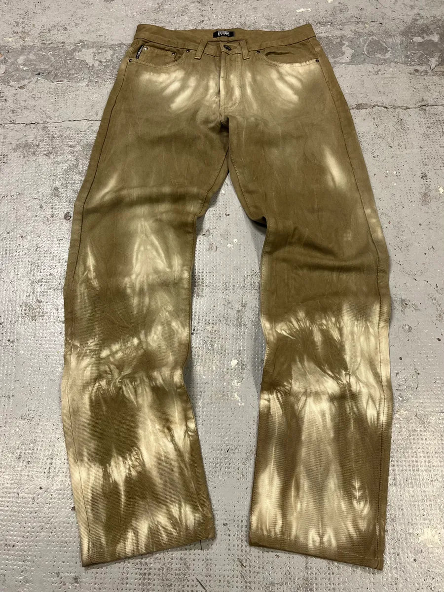 2000s Gianfranco Ferré Bleached Effect Green Pants BJhpbei 0