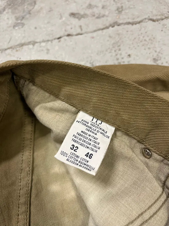 2000s Gianfranco Ferré Bleached Effect Green Pants BJhpbei 11