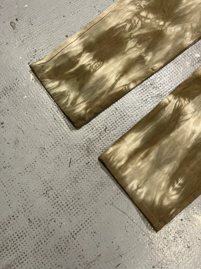 2000s Gianfranco Ferré Bleached Effect Green Pants BJhpbei 6