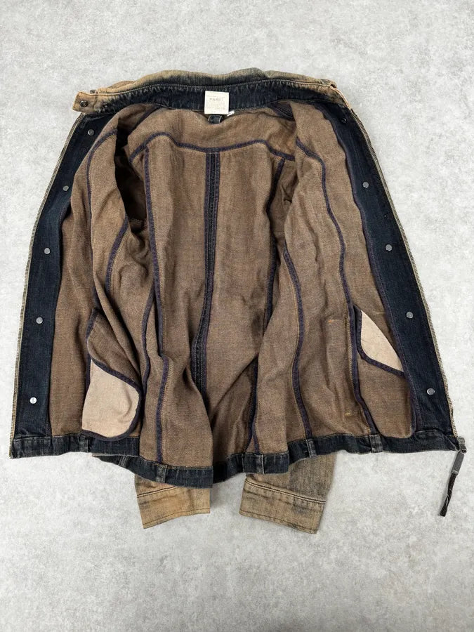 2000s Gianfranco Ferré Blue Faded Denim Jacket kvpzCuR 6