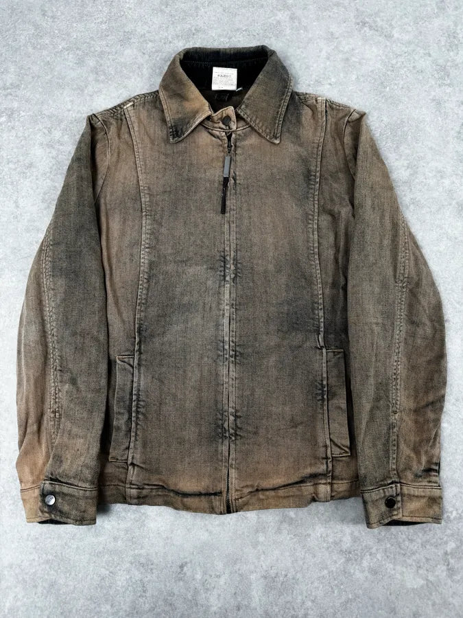 2000s Gianfranco Ferré Blue Faded Denim Jacket kvpzCuR 0