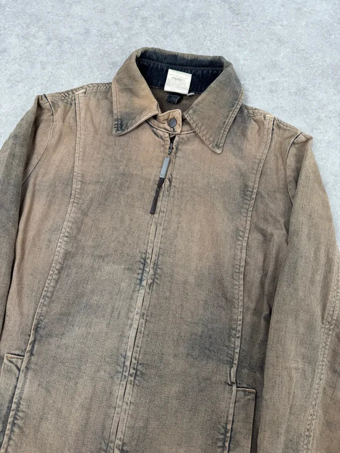 2000s Gianfranco Ferré Blue Faded Denim Jacket kvpzCuR 4