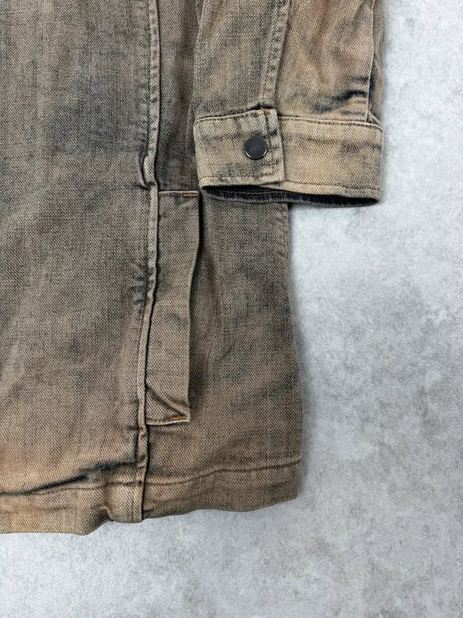 2000s Gianfranco Ferré Blue Faded Denim Jacket kvpzCuR 7