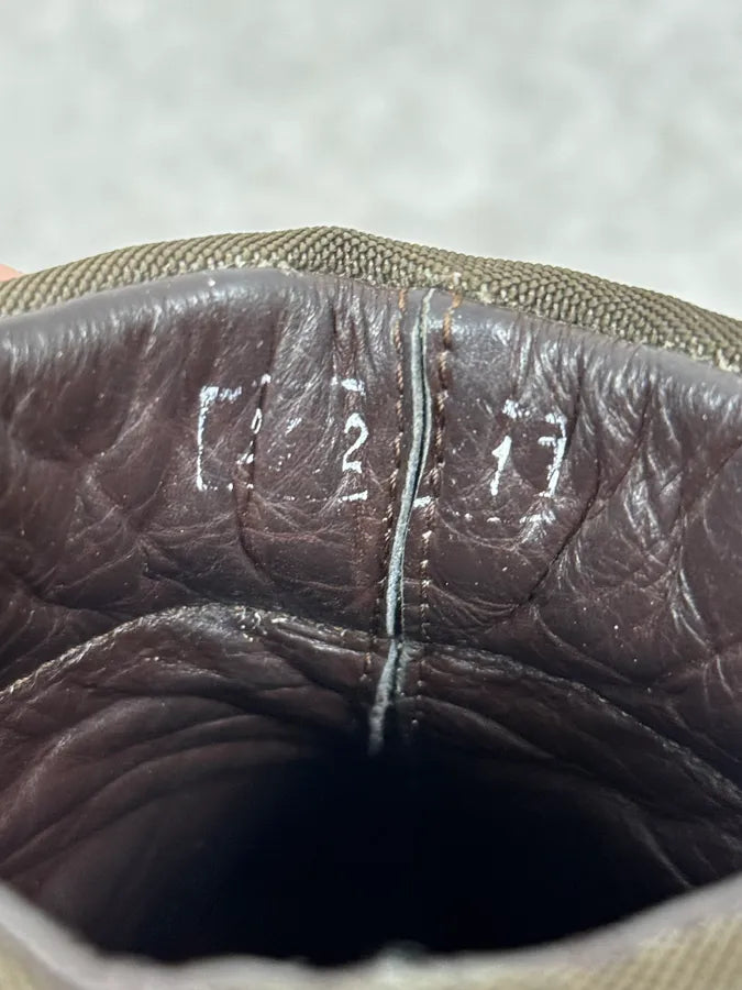 2000s Gianfranco Ferré Brown Leather Army Boots oivDyIm 5