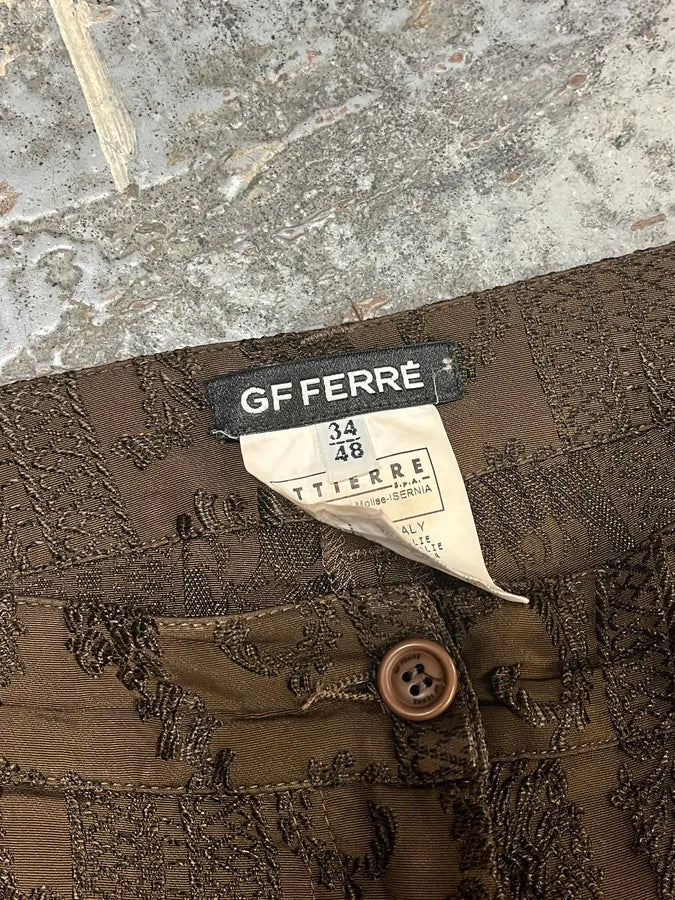 2000s Gianfranco Ferré Brown Presley Pants gYPIZtR 9