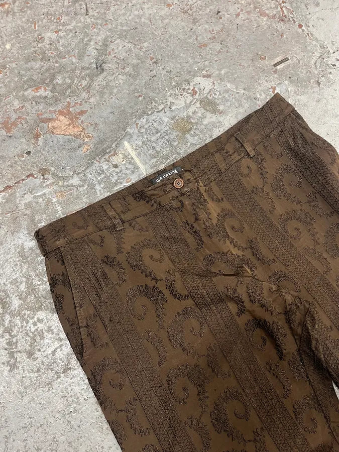 2000s Gianfranco Ferré Brown Presley Pants gYPIZtR 5
