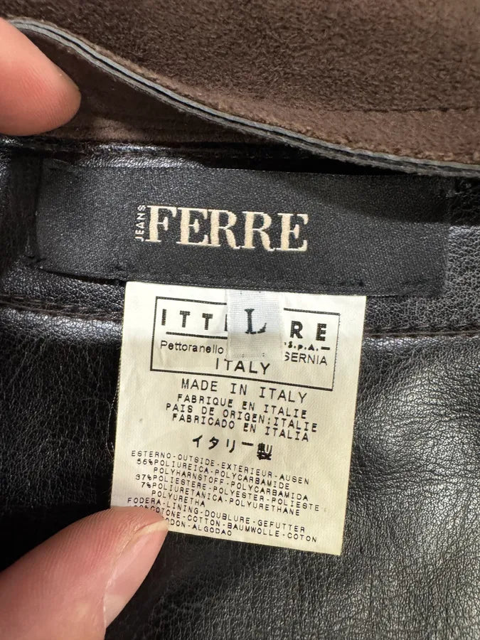 2000s Gianfranco Ferré Brown Suede Leather Jacket BCxjnSF 10