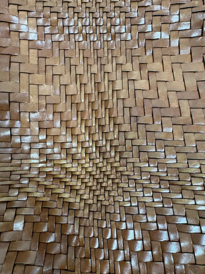 2000s Gianfranco Ferré Brown Woven Gradient Handle Bag WERgTEa 4