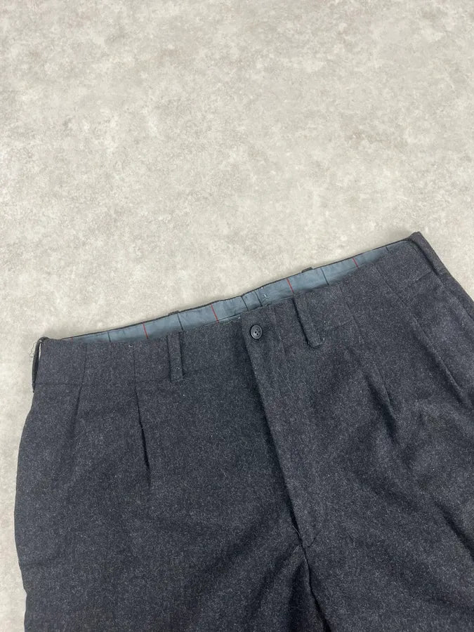 2000s Gianfranco Ferré Dark Grey Wool Tailored Pants eRWvHpP 4