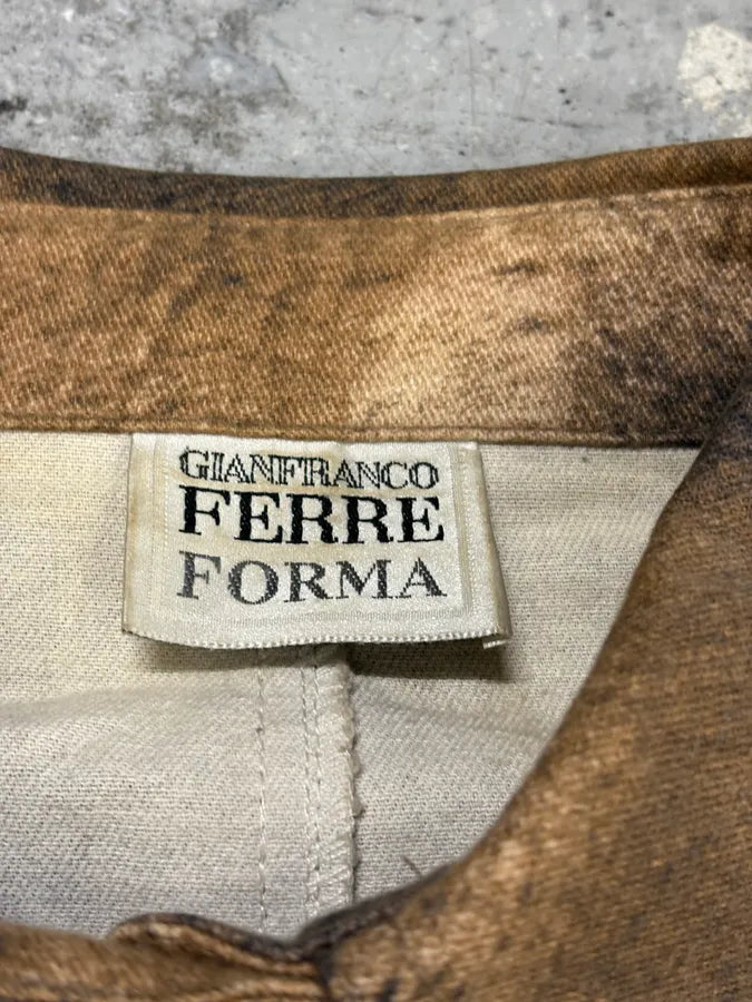 2000s Gianfranco Ferré Fur Effect Shirt hIfenzy 9