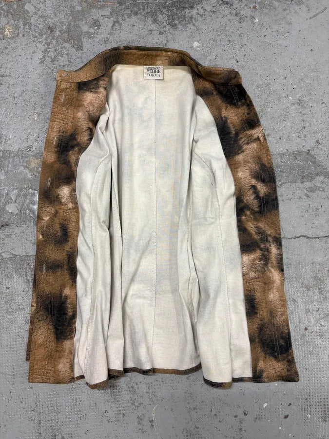 2000s Gianfranco Ferré Fur Effect Shirt hIfenzy 7