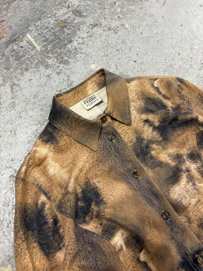 2000s Gianfranco Ferré Fur Effect Shirt hIfenzy 4