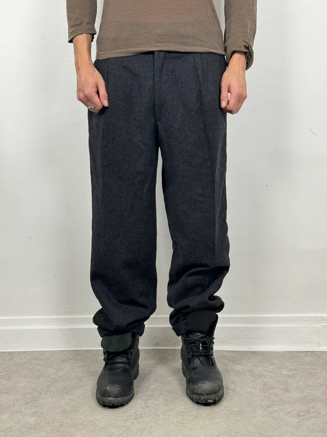 2000s Gianfranco Ferré Grey Wool Tailored Pants eRWvHpP 1