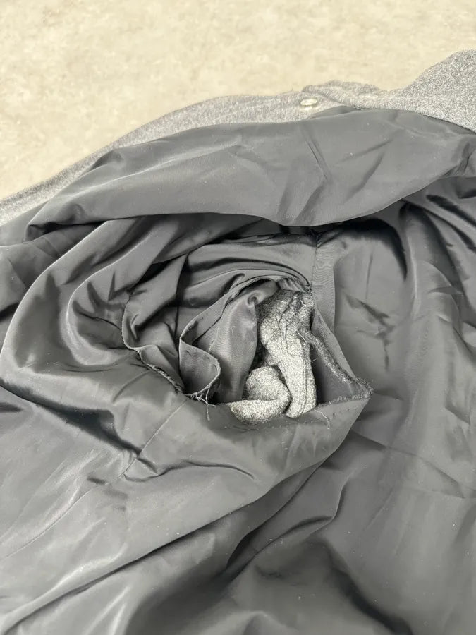 2000s Gianfranco Ferré Grey Wool Zip-up Jacket BReEBmy 9