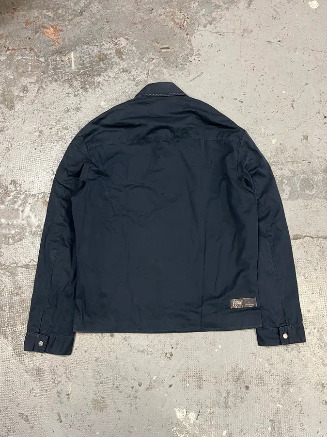 2000s Gianfranco Ferré Buttoned Navy Minimalist Jacket hETufhR 4