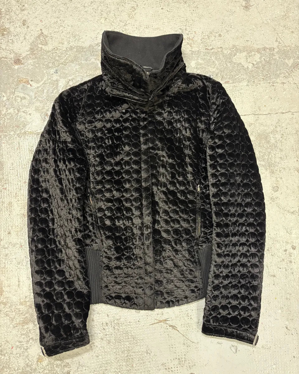 2000s Gianfranco Ferre Black Light Fur Zip-up Jacket ojJRbMv 0