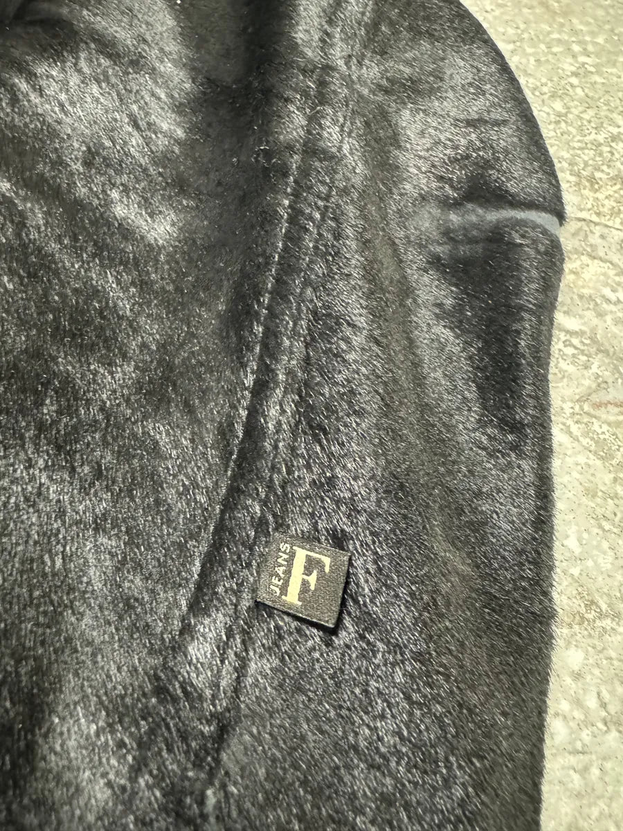 2000s Gianfranco Ferre Black Pony Hair Leather Jacket cBpMZsw 9