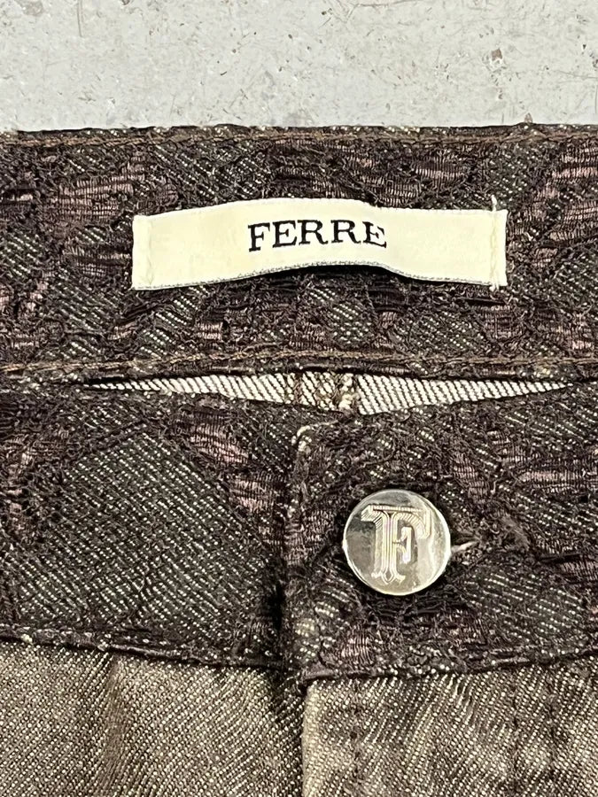 2000s Gianfranco Ferre Brown Pants vEOdWAs 10