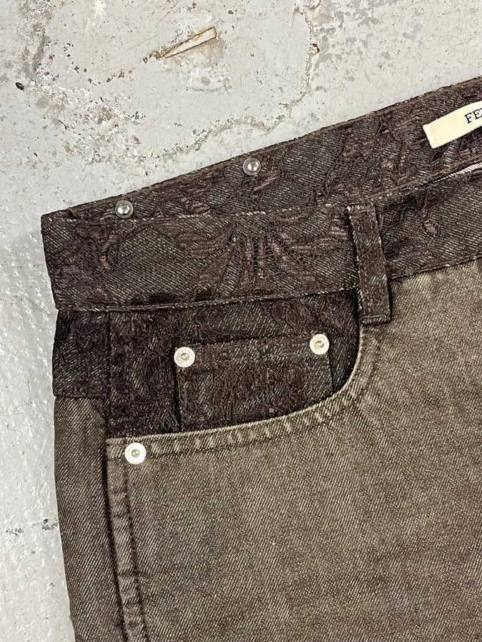 2000s Gianfranco Ferre Brown Pants vEOdWAs 5