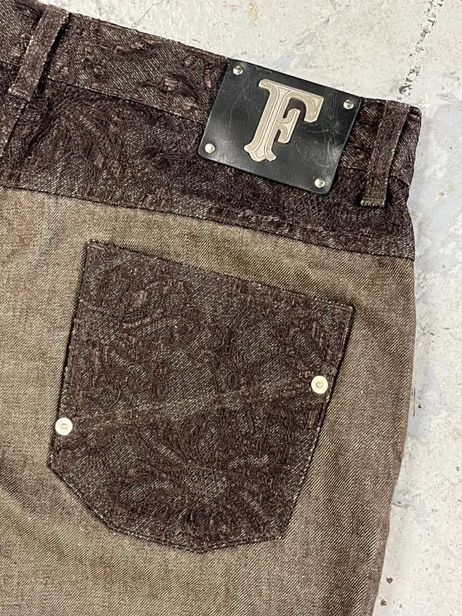 2000s Gianfranco Ferre Brown Pants vEOdWAs 9