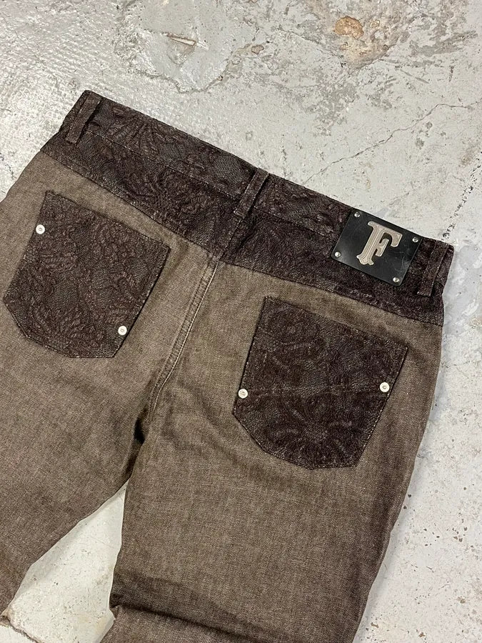 2000s Gianfranco Ferre Brown Pants vEOdWAs 8