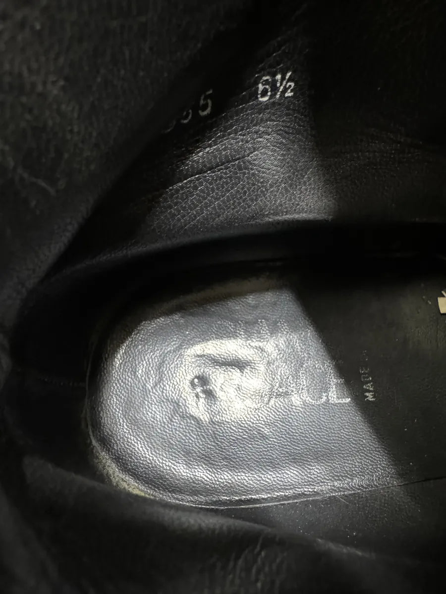 2000s Gianni Versace Black Leather Boots AVxViva 4