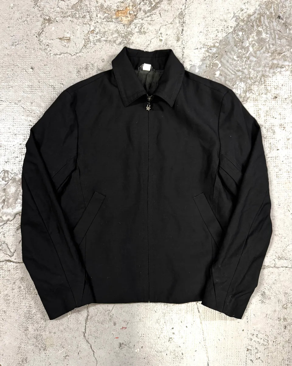 2000s Gianni Versace Black Minimalist Jacket XdGLuqu 0