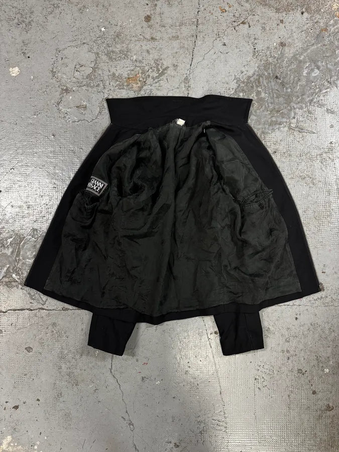 2000s Gianni Versace Black Minimalist Jacket XdGLuqu 6
