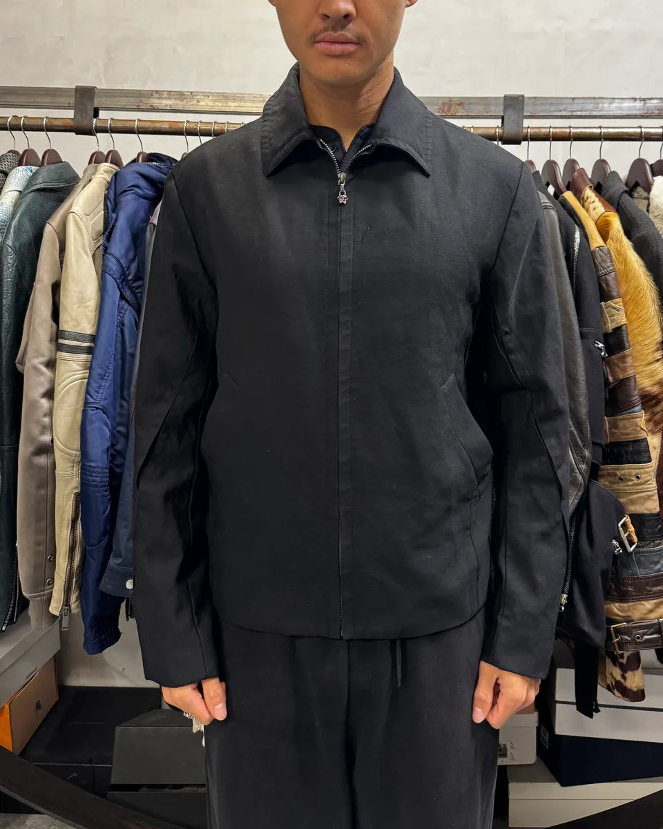 2000s Gianni Versace Black Minimalist Jacket XdGLuqu 1