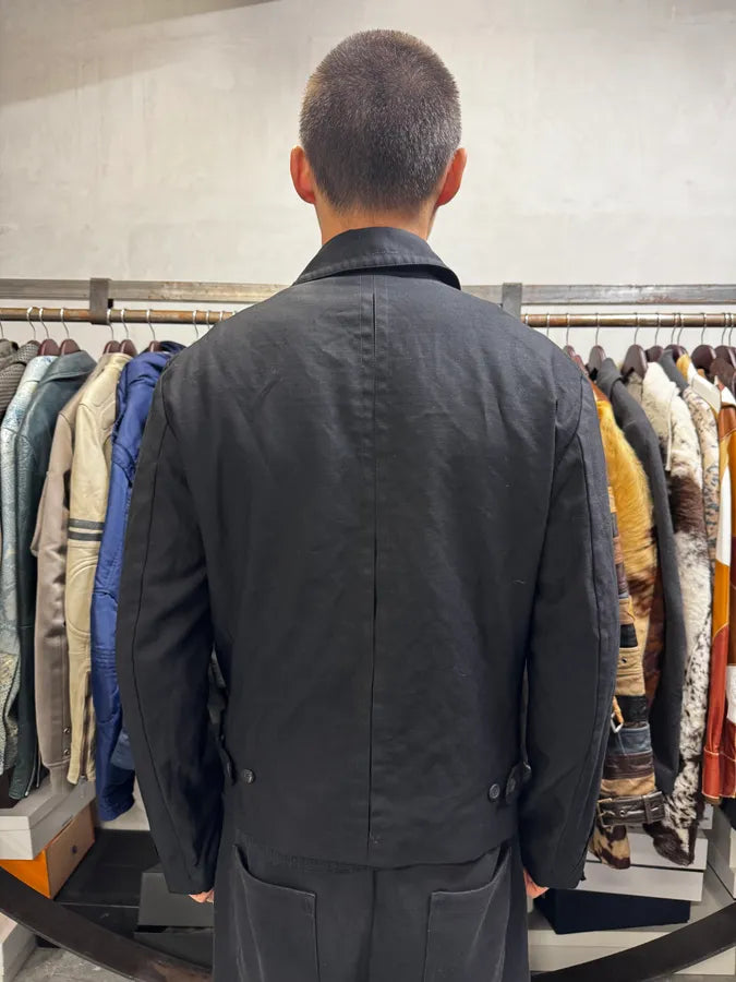 2000s Gianni Versace Black Minimalist Jacket XdGLuqu 4