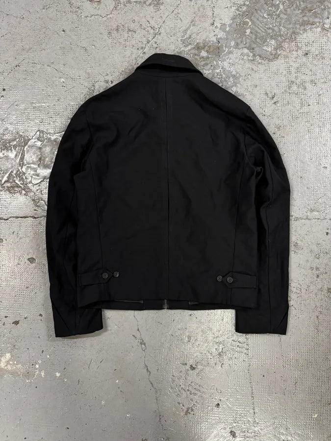 2000s Gianni Versace Black Minimalist Jacket XdGLuqu 3