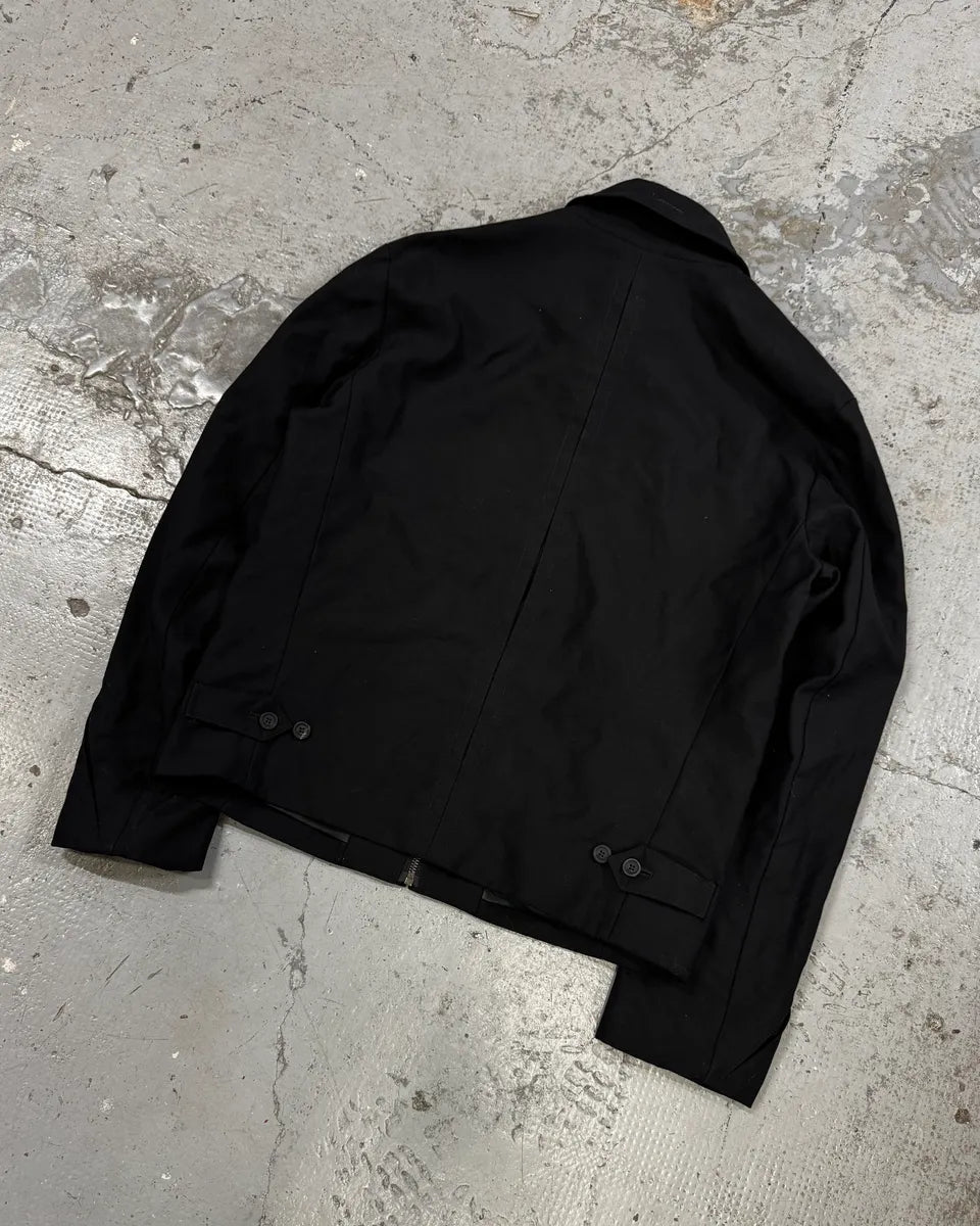 2000s Gianni Versace Black Minimalist Jacket XdGLuqu 5
